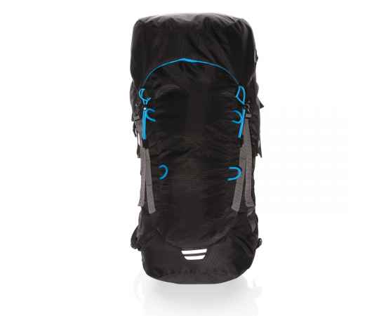 Большой походный рюкзак Explorer, 40 л (без ПВХ), Синий, Цвет: черный, синий, Размер: Длина 27 см., ширина 17 см., высота 65 см., изображение 6