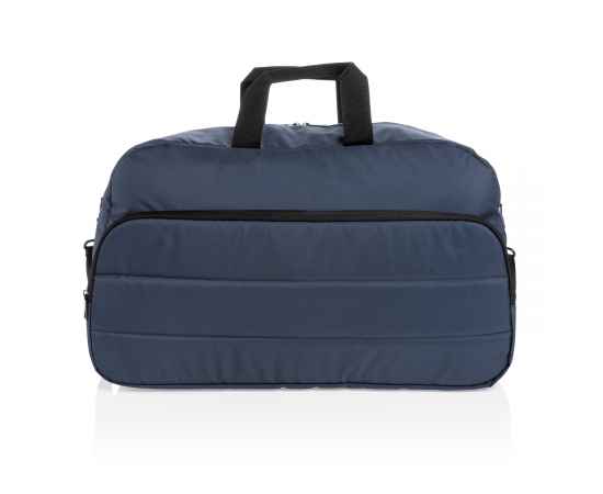 Дорожная сумка Impact из RPET AWARE™, Синий, Цвет: темно-синий, Размер: Длина 55 см., ширина 22 см., высота 32 см., изображение 6