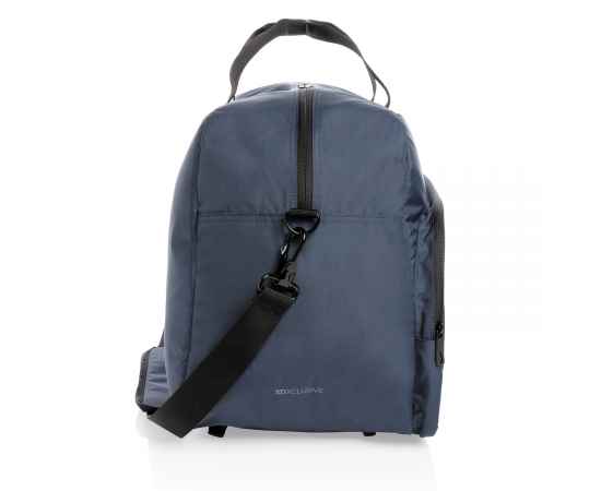 Дорожная сумка Impact из RPET AWARE™, Синий, Цвет: темно-синий, Размер: Длина 55 см., ширина 22 см., высота 32 см., изображение 7