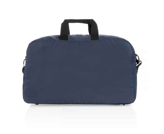 Дорожная сумка Impact из RPET AWARE™, Синий, Цвет: темно-синий, Размер: Длина 55 см., ширина 22 см., высота 32 см., изображение 8