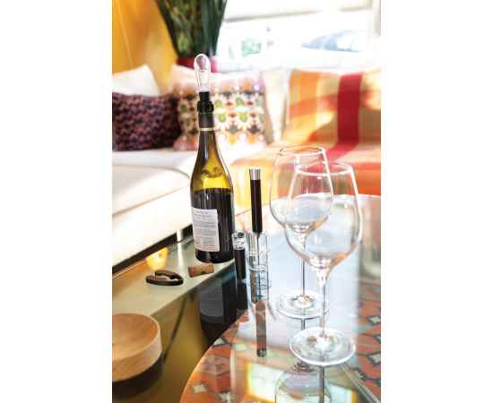 Профессиональный винный набор Vino, 4 предмета, Серый, Цвет: серебряный, Размер: , высота 21,5 см., диаметр 6 см., изображение 3