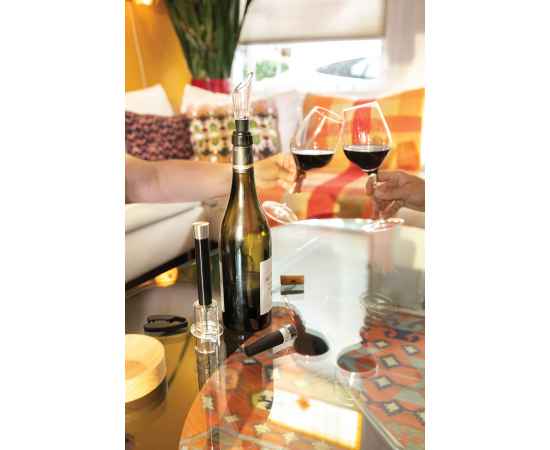 Профессиональный винный набор Vino, 4 предмета, Серый, Цвет: серебряный, Размер: , высота 21,5 см., диаметр 6 см., изображение 8