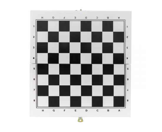 Набор настольных игр 3 в 1 в деревянной коробке, Белый, Цвет: белый, Размер: Длина 20 см., ширина 21 см., высота 1,8 см., изображение 5