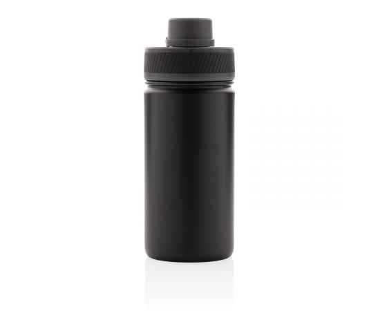 Спортивная вакуумная бутылка из нержавеющей стали, 550 мл, Черный, Цвет: черный, Размер: , высота 20 см., диаметр 7,6 см., изображение 8