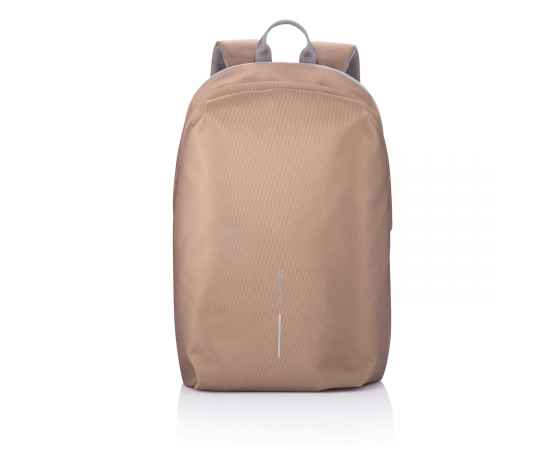 Антикражный рюкзак Bobby Soft, Коричневый, Цвет: коричневый, Размер: Длина 30 см., ширина 18 см., высота 45 см., изображение 5