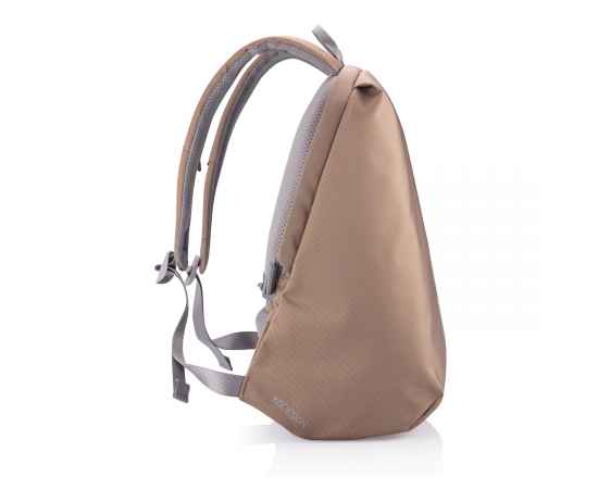 Антикражный рюкзак Bobby Soft, Коричневый, Цвет: коричневый, Размер: Длина 30 см., ширина 18 см., высота 45 см., изображение 7