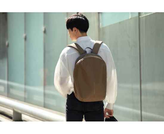 Антикражный рюкзак Bobby Soft, Коричневый, Цвет: коричневый, Размер: Длина 30 см., ширина 18 см., высота 45 см., изображение 19