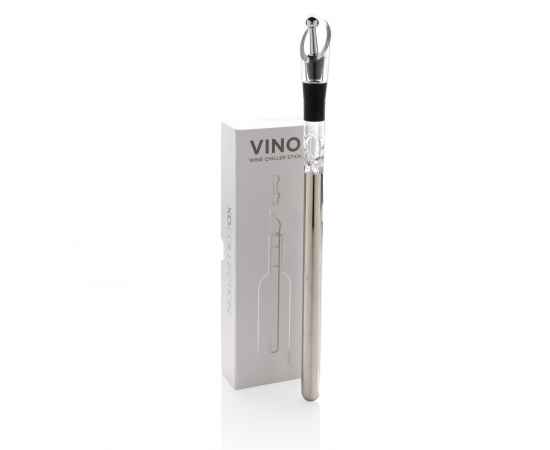Охладитель для вина Vino, Серый, Цвет: серебряный, Размер: , высота 19,5 см., диаметр 1,5 см., изображение 2