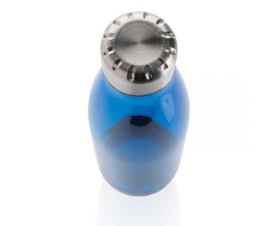 Герметичная бутылка для воды с крышкой из нержавеющей стали, Синий, Цвет: синий, Размер: , высота 26,2 см., диаметр 7,1 см., изображение 2