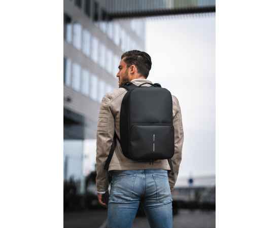 Сумка-рюкзак Flex, Черный, Цвет: черный, Размер: Длина 30 см., ширина 14 см., высота 46 см., изображение 19
