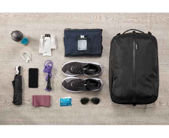 Сумка-рюкзак Flex, Черный, Цвет: черный, Размер: Длина 30 см., ширина 14 см., высота 46 см., изображение 30