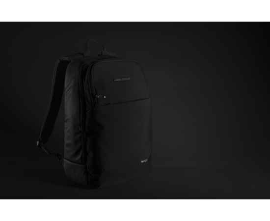 Рюкзак для ноутбука Swiss Peak со стерилизатором UV-C, Черный, Цвет: черный, Размер: Длина 30,5 см., ширина 13 см., высота 45 см., изображение 4