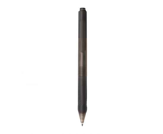 Ручка X9 с матовым корпусом и силиконовым грипом, Черный, Цвет: черный, Размер: , высота 14,3 см., диаметр 1,1 см., изображение 2