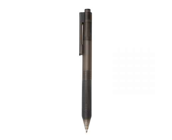 Ручка X9 с матовым корпусом и силиконовым грипом, Черный, Цвет: черный, Размер: , высота 14,3 см., диаметр 1,1 см., изображение 6
