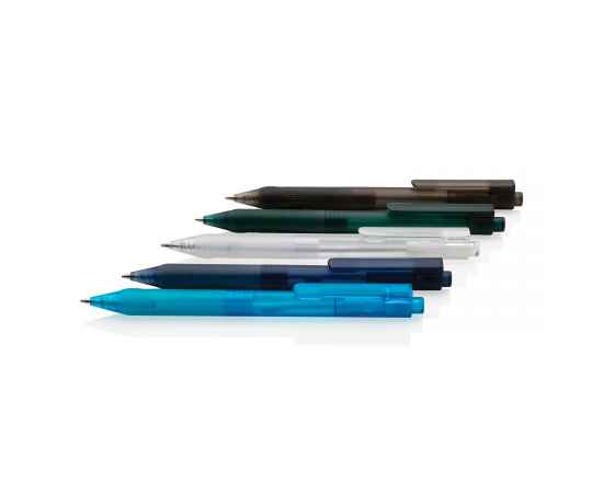 Ручка X9 с матовым корпусом и силиконовым грипом, Черный, Цвет: черный, Размер: , высота 14,3 см., диаметр 1,1 см., изображение 4