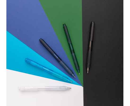 Ручка X9 с матовым корпусом и силиконовым грипом, Черный, Цвет: черный, Размер: , высота 14,3 см., диаметр 1,1 см., изображение 5