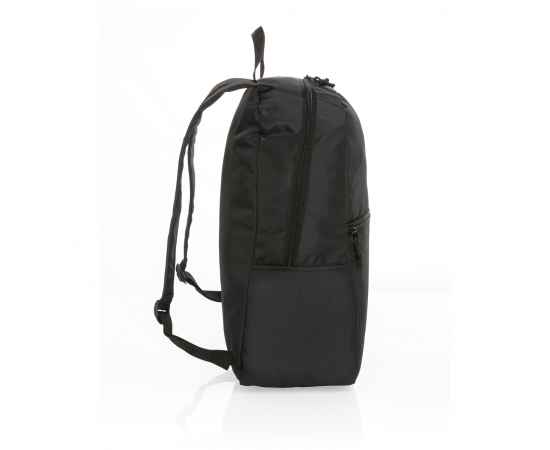 Легкий рюкзак Impact из RPET AWARE™, Черный, Цвет: черный, Размер: Длина 31 см., ширина 17 см., высота 44 см., изображение 8