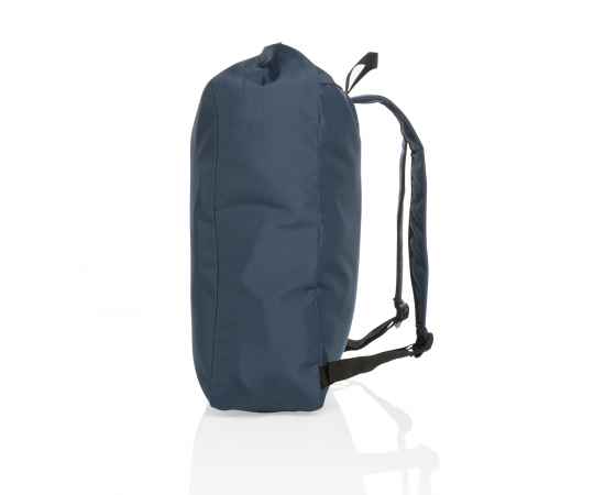 Легкий рюкзак роллтоп Impact из RPET AWARE™, Синий, Цвет: темно-синий, Размер: Длина 31,5 см., ширина 14,5 см., высота 46 см., изображение 6