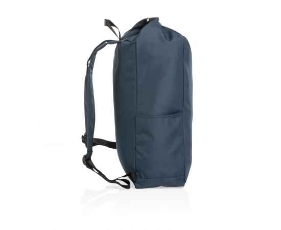 Легкий рюкзак роллтоп Impact из RPET AWARE™, Синий, Цвет: темно-синий, Размер: Длина 31,5 см., ширина 14,5 см., высота 46 см., изображение 7