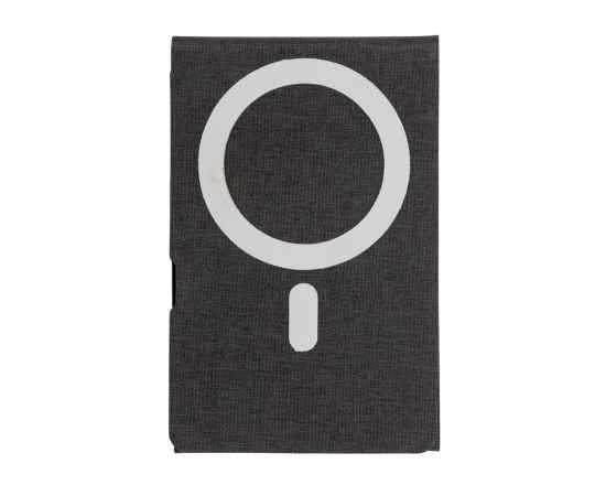 Подставка для телефона с беспроводной магнитной зарядкой Artic, 10 Вт, черный,, Цвет: черный, Размер: Длина 7,8 см., ширина 12 см., высота 1,1 см., изображение 3