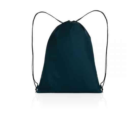 Плотный рюкзак на шнурке Impact из RPET AWARE™, Синий, Цвет: темно-синий, Размер: Длина 36 см., ширина 0,1 см., высота 44 см., изображение 4