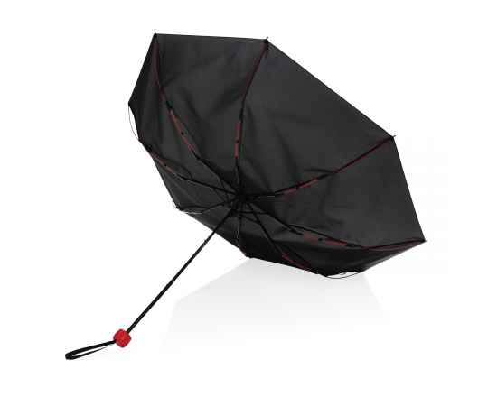 Компактный плотный зонт Impact из RPET AWARE™, d97 см, Красный, Цвет: красный, Размер: , высота 56,5 см., диаметр 97 см., изображение 6