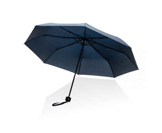 Компактный зонт Impact из RPET AWARE™, d95 см, Синий, Цвет: темно-синий, Размер: , высота 56 см., диаметр 95 см., изображение 3