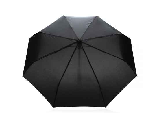 Плотный зонт-автомат Impact из RPET AWARE™, d94 см, Черный, Цвет: черный, Размер: , высота 56,5 см., диаметр 94 см., изображение 6