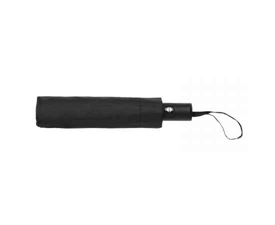 Плотный зонт-автомат Impact из RPET AWARE™, d94 см, Черный, Цвет: черный, Размер: , высота 56,5 см., диаметр 94 см., изображение 2