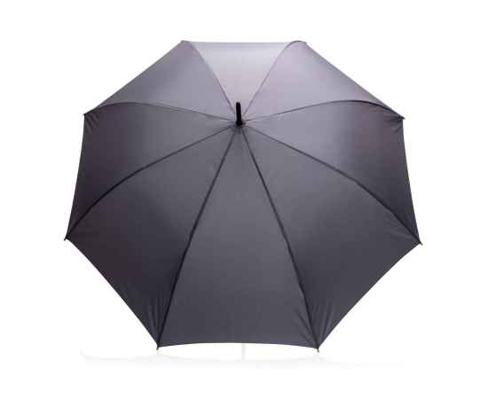 Плотный зонт Impact из RPET AWARE™ с автоматическим открыванием, d120 см, Серый, Цвет: темно-серый, Размер: , высота 94 см., диаметр 120 см., изображение 3