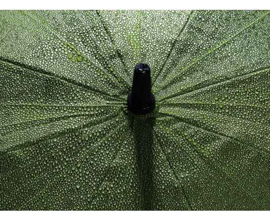 Зонт-антишторм Impact из RPET AWARE™, d130 см, Зеленый, Цвет: зеленый, Размер: , высота 97 см., диаметр 130 см., изображение 3