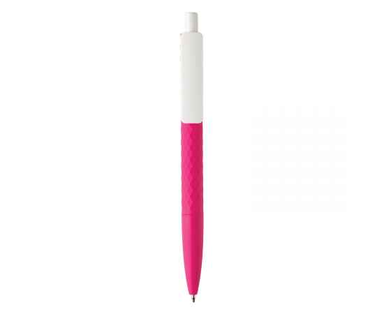 Ручка X3 Smooth Touch, Белый, Цвет: розовый, белый, Размер: , высота 14 см., диаметр 1 см., изображение 2
