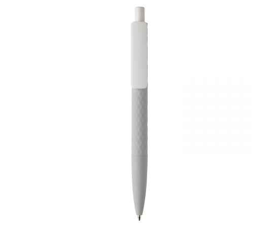 Ручка X3 Smooth Touch, Белый, Цвет: серый, белый, Размер: , высота 14 см., диаметр 1 см., изображение 2
