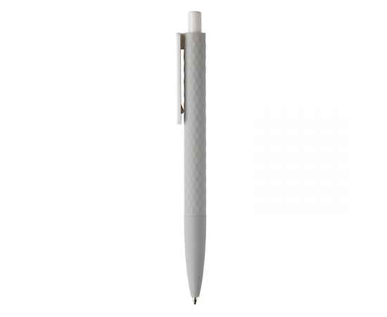 Ручка X3 Smooth Touch, Белый, Цвет: серый, белый, Размер: , высота 14 см., диаметр 1 см., изображение 6
