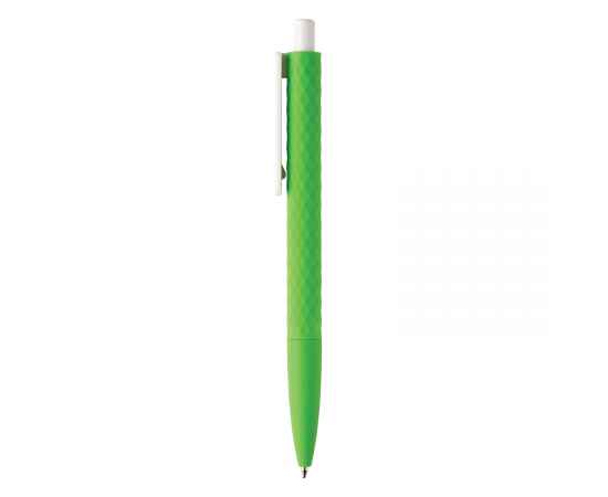 Ручка X3 Smooth Touch, Белый, Цвет: зеленый, белый, Размер: , высота 14 см., диаметр 1 см., изображение 6