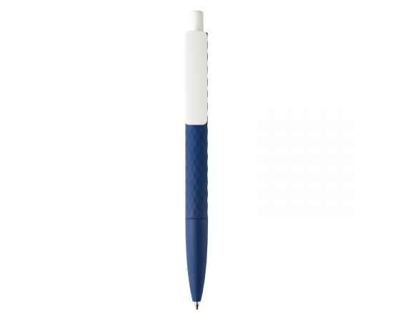 Ручка X3 Smooth Touch, Белый, Цвет: темно-синий, белый, Размер: , высота 14 см., диаметр 1 см., изображение 2