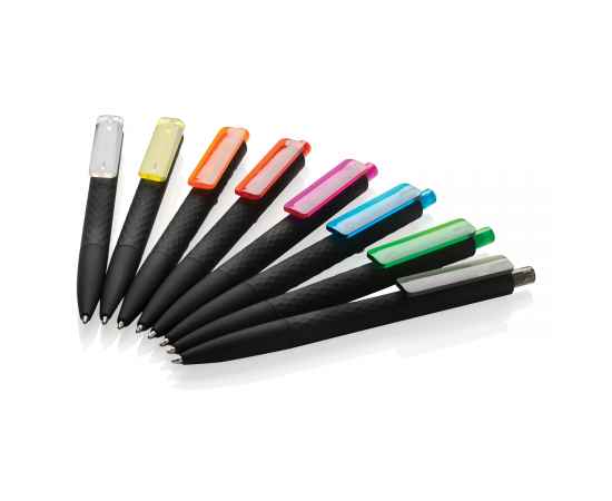 Черная ручка X3 Smooth Touch, Черный, Цвет: прозрачный, черный, Размер: , высота 14 см., диаметр 1 см., изображение 3