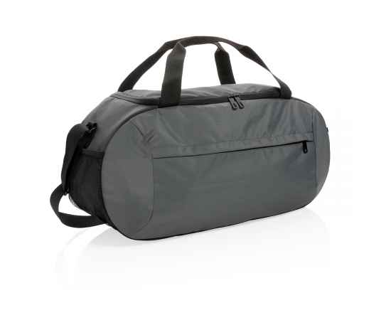 Спортивная сумка Impact из RPET AWARE™, Серый, Цвет: темно-серый, Размер: Длина 58 см., ширина 19 см., высота 26,5 см., изображение 9