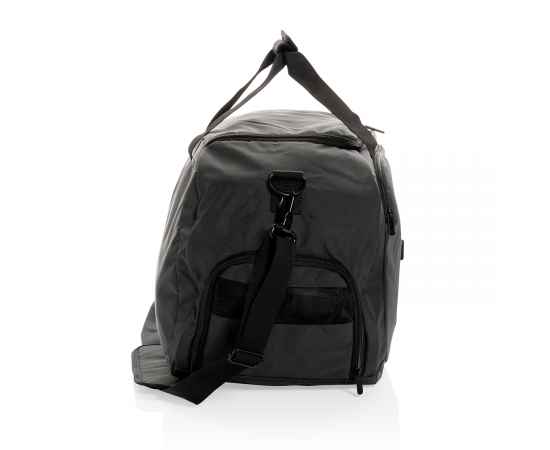 Спортивная сумка Swiss Peak из RPET AWARE™, Черный, Цвет: черный, Размер: Длина 61 см., ширина 27 см., высота 31 см., изображение 8