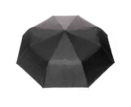 Маленький двухцветный зонт Impact из RPET AWARE™, d97 см, Серый, Цвет: серебряный, Размер: , высота 57 см., диаметр 97 см., изображение 6