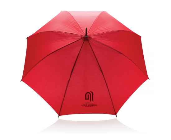 Зонт-трость полуавтомат, d115 см, Красный, Цвет: красный, Размер: , высота 83 см., диаметр 115 см., изображение 4