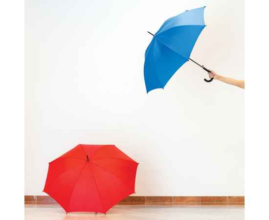 Зонт-трость полуавтомат, d115 см, Красный, Цвет: красный, Размер: , высота 83 см., диаметр 115 см., изображение 5