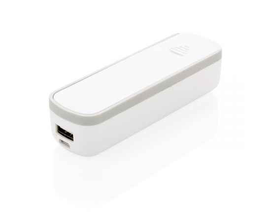 Зарядное устройство с кабелем micro-USB, 2200 mAh, белый,, Цвет: белый, Размер: Длина 2,8 см., ширина 3,5 см., высота 11,3 см., изображение 3