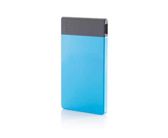 Тонкое зарядное устройство, 4600 mAh, синий, серый, Цвет: синий, серый, Размер: Длина 0,8 см., ширина 7 см., высота 12,5 см., изображение 3
