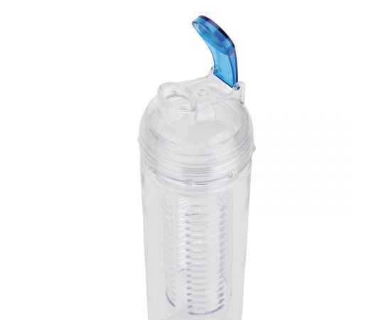 Бутылка для воды с контейнером для фруктов, 500 мл, Синий, Цвет: синий, Размер: , высота 22,7 см., диаметр 6 см., изображение 8