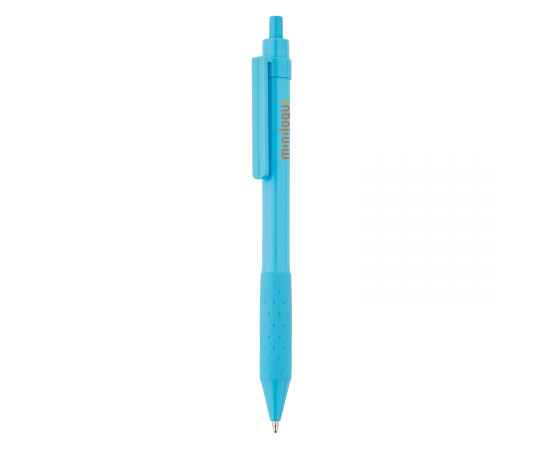 Ручка X2, Синий, Цвет: синий, Размер: , высота 14,5 см., диаметр 1 см., изображение 3