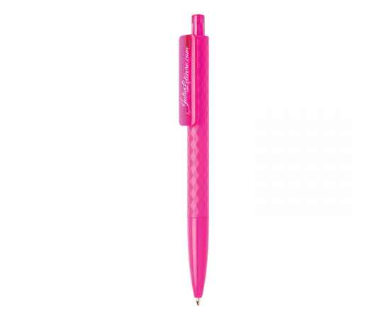 Ручка X3, Розовый, Цвет: розовый, Размер: , высота 14 см., диаметр 1,1 см., изображение 3