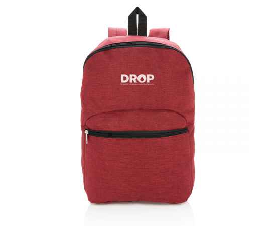 Рюкзак Classic, Красный, Цвет: красный, Размер: Длина 37 см., ширина 26 см., высота 12 см., изображение 3