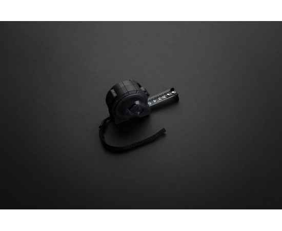 Рулетка Gear X 5 м с функцией медленного/быстрого втягивания, Черный, Цвет: черный, Размер: Длина 6,7 см., ширина 6,7 см., высота 4 см., изображение 8