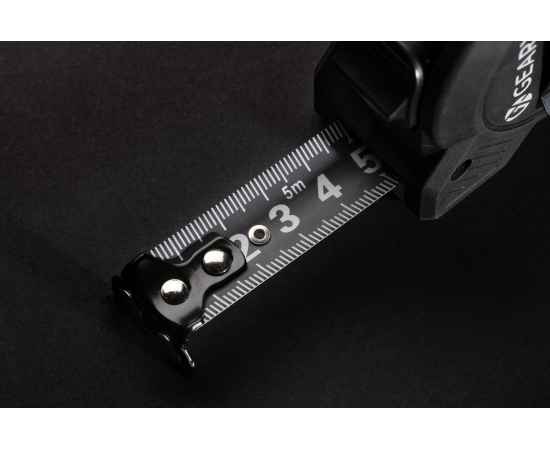 Рулетка Gear X 5 м с функцией медленного/быстрого втягивания, Черный, Цвет: черный, Размер: Длина 6,7 см., ширина 6,7 см., высота 4 см., изображение 10